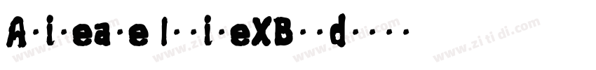 Alineale InlineXBold字体转换